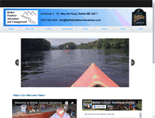 Tablet Screenshot of betheloutdooradventure.com